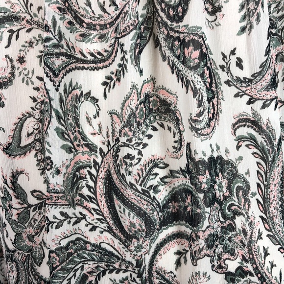 Ophelia Roe Ruffled Smock Top Medium New - Picture 6 of 7